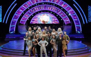 The celebrity and professional dancers during the Strictly Come Dancing Live Tour press launch at the Ultilita Arena, Birmingham. Credit: PA