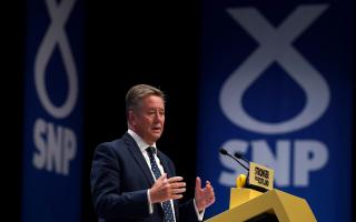 Keith Brown, Depute Leader of the Scottish National Party during the SNP conference at The Event Complex Aberdeen (TECA) in Aberdeen, Scotland. Picture date: Saturday October 8, 2022. PA Photo. See PA story POLITICS SNP. Photo credit should read: Andrew