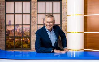 Jeremy Vine on the set of his self-titled daily current affairs show (Channel 5/PA)