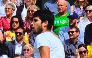 'Lad': Celtic star spots fan wearing 'Treble' shirt in Wimbledon crowd