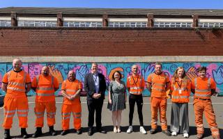 Glasgow school gets graffiti artwork makeover thanks to Network Rail