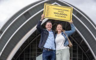 Glasgow couple win all-expenses-paid trip after buying 100,000th ticket for city gig