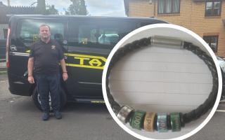 Taxi driver hopes to return lost Royal Marine bracelet to 
