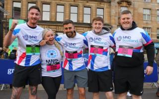 MND runners at Great Scottish Run 2022