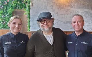 Staff at Glasgow restaurant 'delighted' to host legendary film director