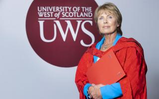 Ann Moulds, a former Glasgow Times Scotswoman of the Year, who received an Honorary Doctorate from UWS.