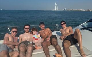 Star Celtic players reunite in Dubai for luxury yacht trip