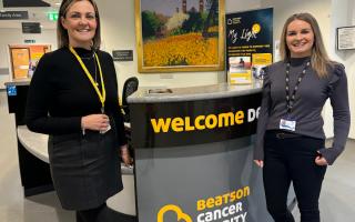Donna (left) and Chloe (right) are encouraging people to sign up for the challenge that raises funds for cancer patients across the west of Scotland
