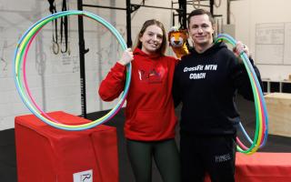 Debbie McCready and her husband Robert pictured at their gym