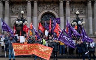 Union protest