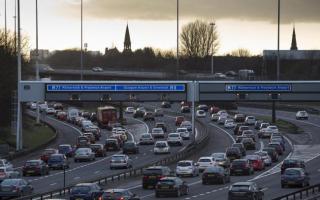 Part of M8 in Glasgow to close today for almost two weeks