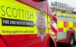 Manhunt launched following fire at building site near Glasgow