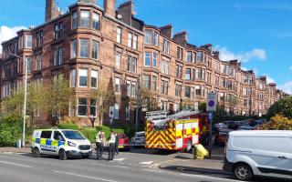 Man dies after flat fire breaks out in Glasgow