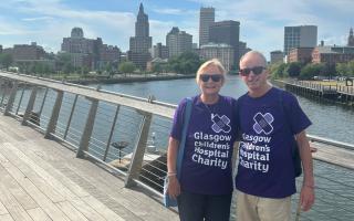 Lorna Robertson and her family have raised funds for Glasgow Children’s Hospital Charity while visiting the US for the World Cup