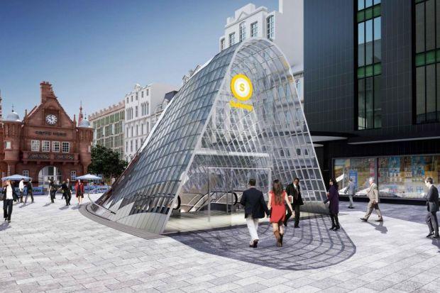 Work on the St Enoch station is due to finish next year
