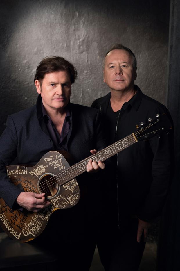 Glasgow Times: Jim Kerr and Charlie Burchill of Simple Minds