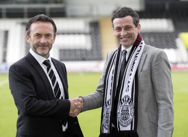 Bringing in new manager Jack Ross (right) was one of chairman Gordon Scott's two major decisions