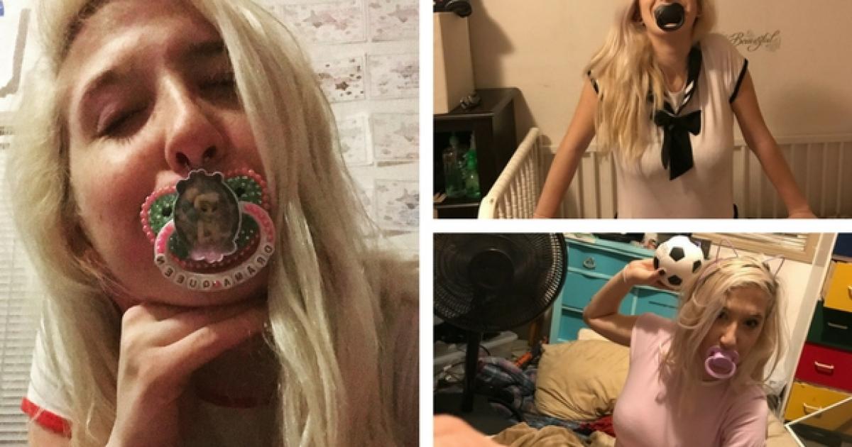 Adult baby: Woman, 21, likes to drink from a tot's bottle, suck a dummy and  even WEAR NAPPIES