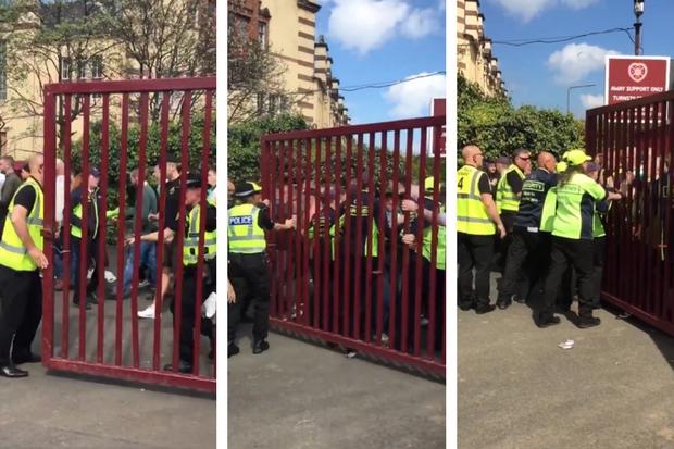 Tynecastle stewards &#39;crush&#39; Celtic fans entering stadium before match  against Hearts | Glasgow Times