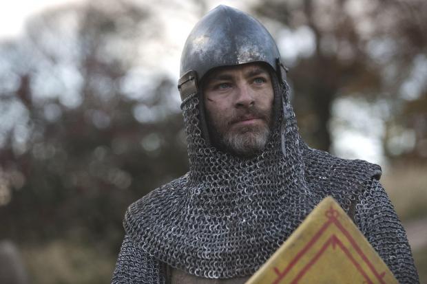 Glasgow Times: Chris Pine starred as Robert the Bruce in Outlaw King, which was released on Netflix in 2018