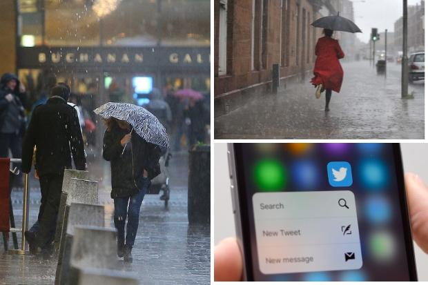 ‘Canny wait tae get oot in that’: It’s raining in Glasgow - and folk on Twitter can’t handle it