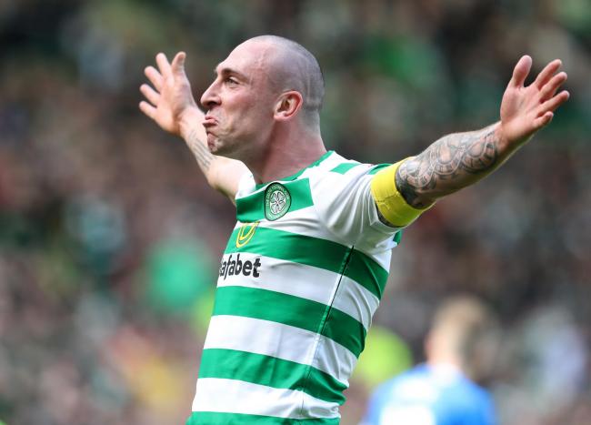 Celtic's Scott Brown at full time after the Ladbrokes Scottish Premiership match at Celtic Park
