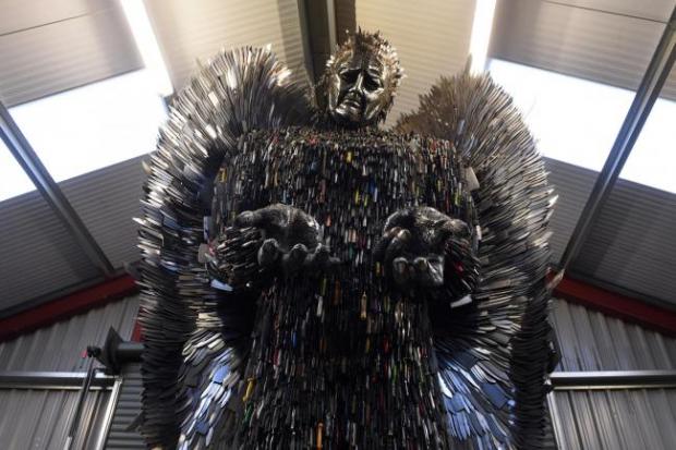 Calls for 'knife angel' sculpture to be brought to Scotland