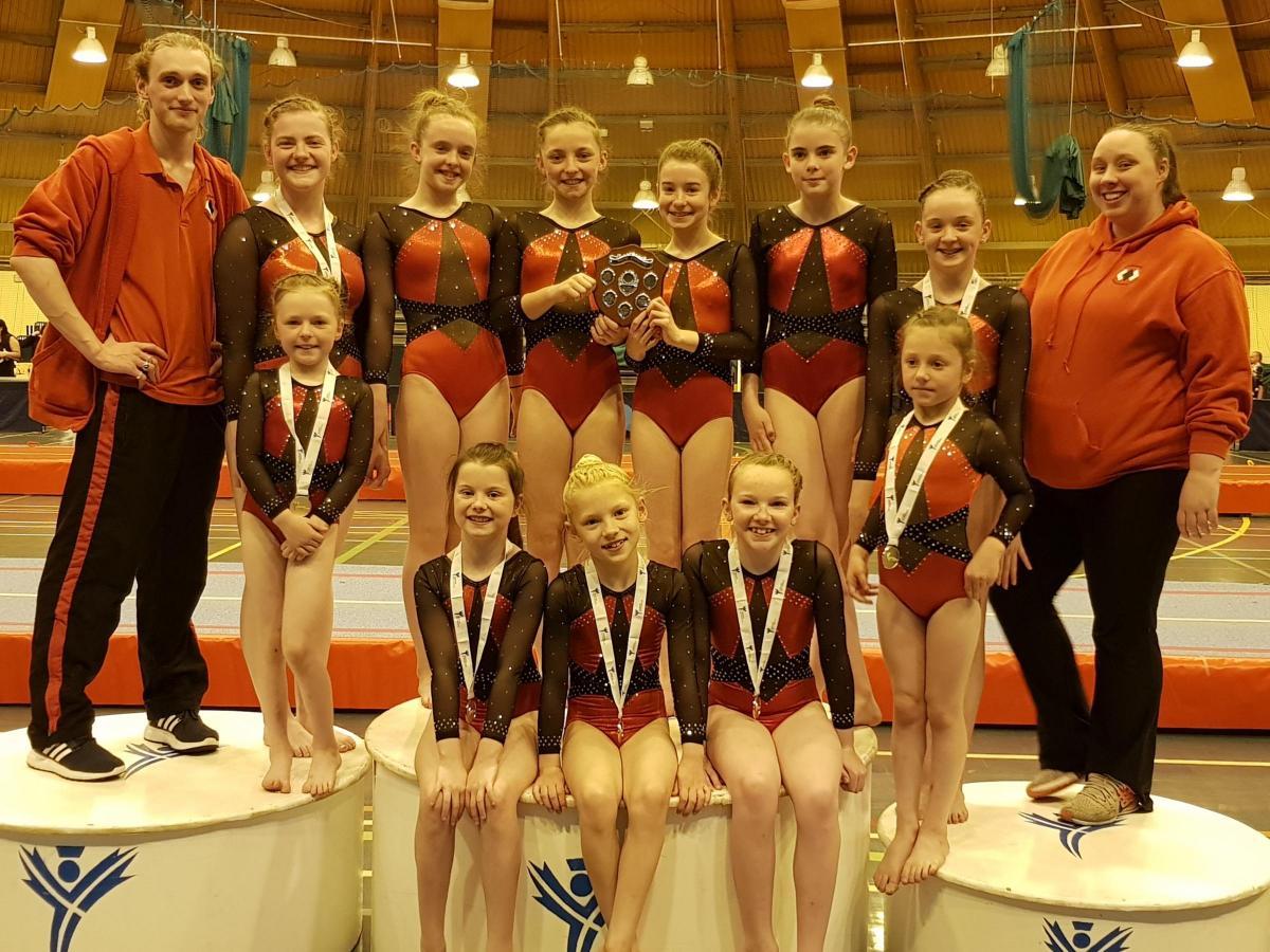 Domination for Dynamite: National success for Clydebank gymnastics